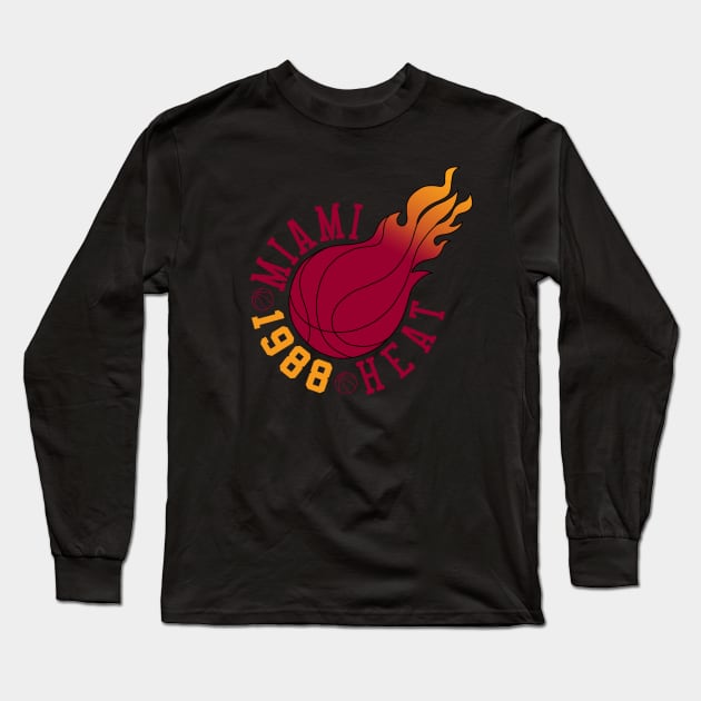 Miami Heat Long Sleeve T-Shirt by mia_me